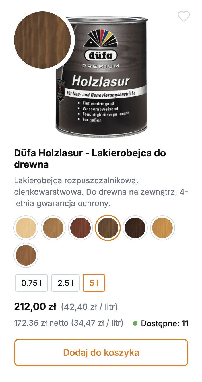 Product card concept 1 in Figma